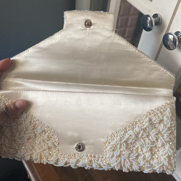 Clutch hand beaded with Italian beads - Picture 4 of 6